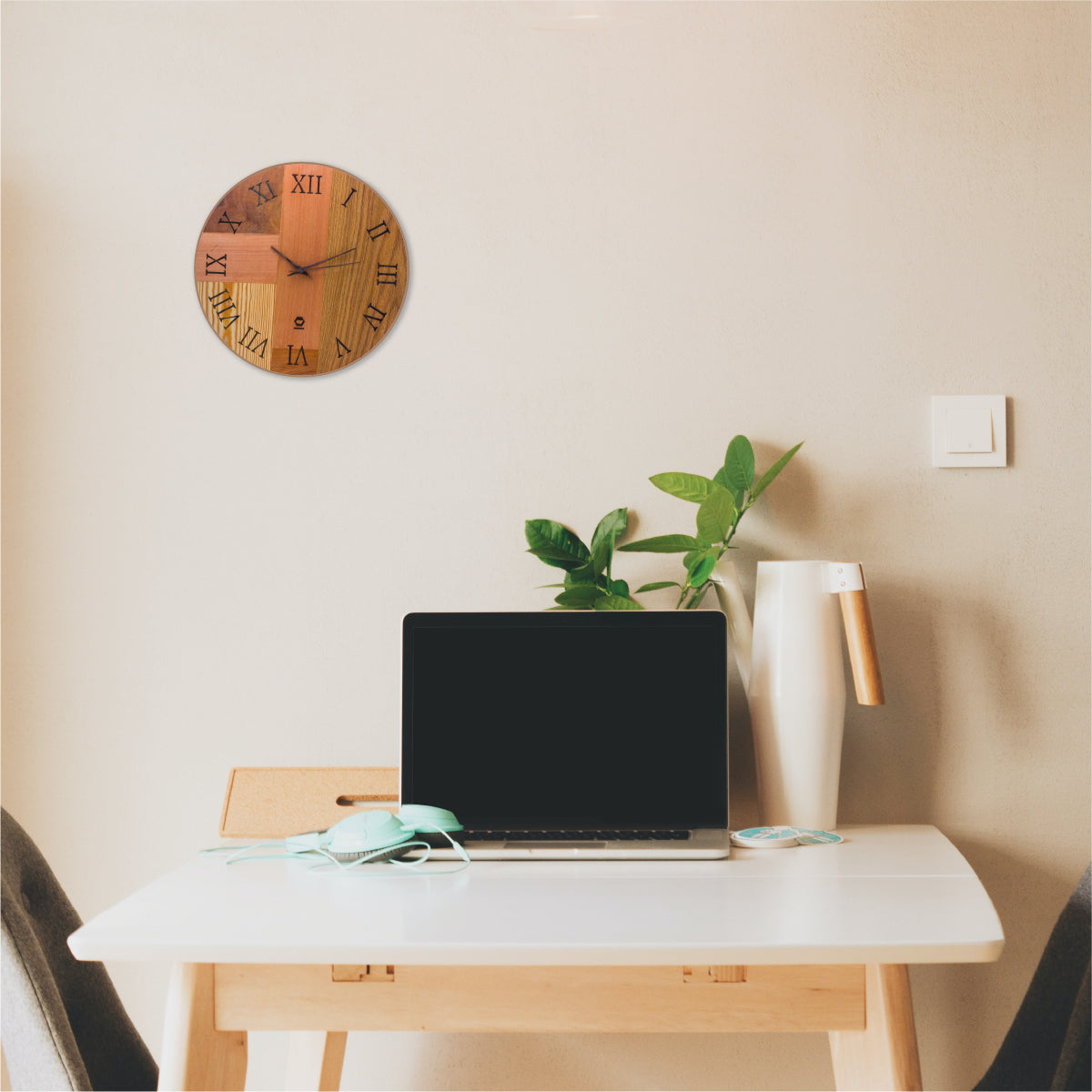 Träpalett wooden Wall Clock